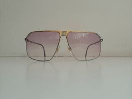 Vintage Gucci Sonnenbrille GG 41 - 22kt - Gold Silber Edtion