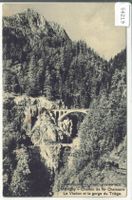 Martigny - Chemin de fer Chamonix - Le Viaduc et la gorge du