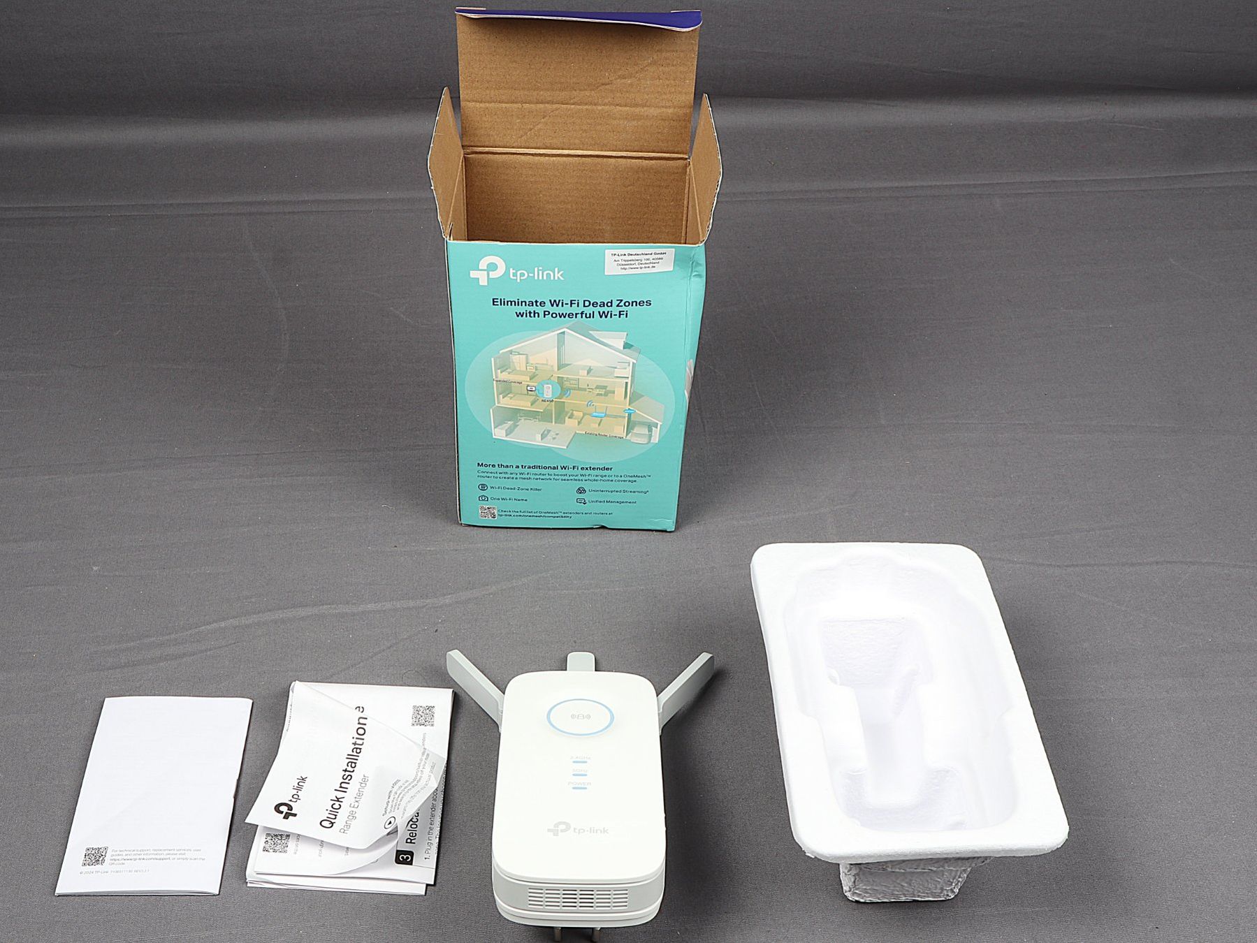 Verstärker: TP-LINK AC1750 Mesh WLAN Verstärker – Gebraucht aus Steinen von Restwert_Steinen
