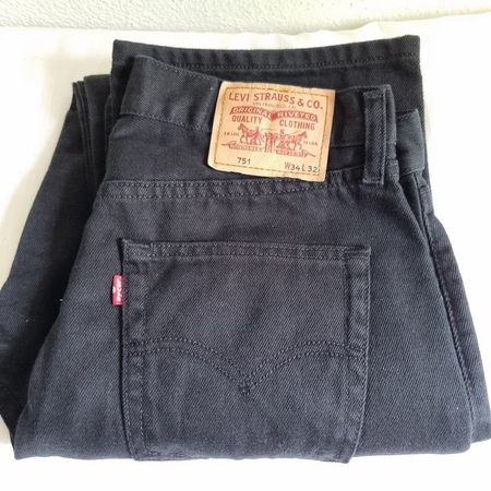 Levi's 751 Jeans schwarz Grösse W34 L32 Zustand TOP