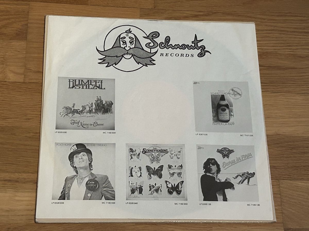 Dischi in vinile: Polo Hofer. 1982. Papper La Papp – Usato da Faulensee venduto da Mizuno06 5