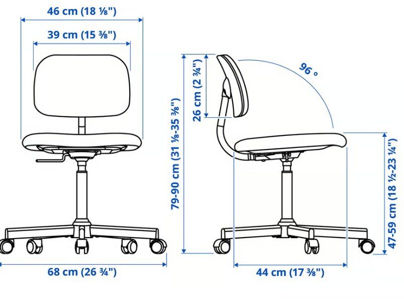 Ikea Sedie: Chaise de bureau – Usato da Lausanne venduto da syl_x2hl 2