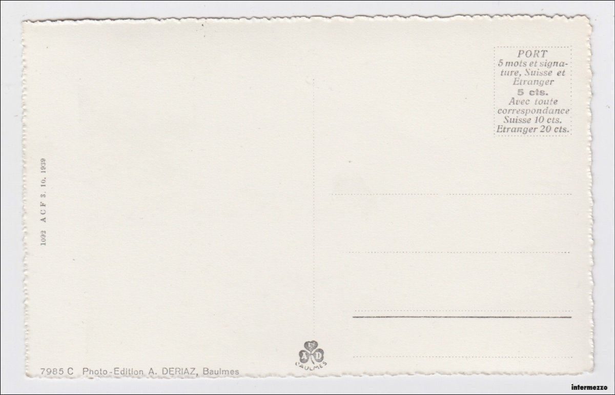 Cartoline postali: Les Bayards // Dorf // Val de Travers – Usato da Basel venduto da intermezzo12 1