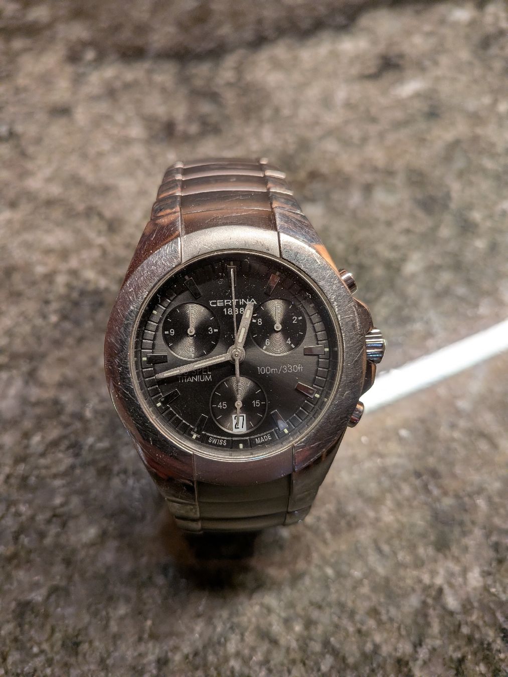 Certina Orologi: Certina Chronograph Titanium Herrenuhr – Usato da Diessenhofen venduto da riekekat