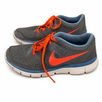 Nike Laufschuhe grau/orange Schnürung Grösse 36 gebraucht