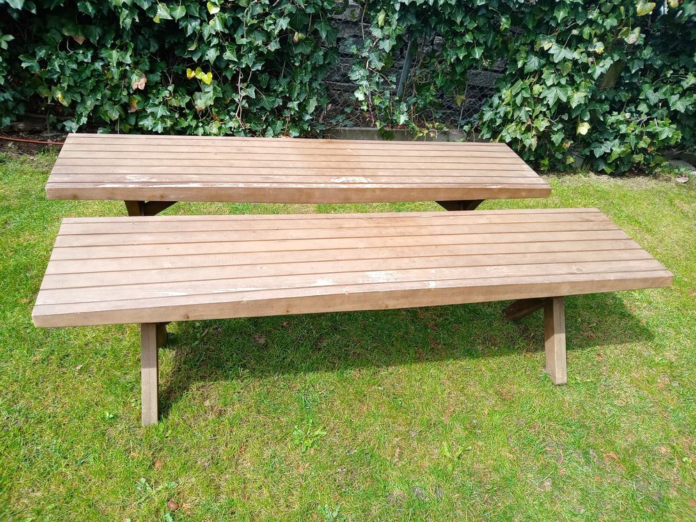Gartenbank Holzbank ohne Lehne Kaufen auf Ricardo