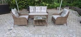 Gartenlounge Set 40% Rabatt Wicker Lounge