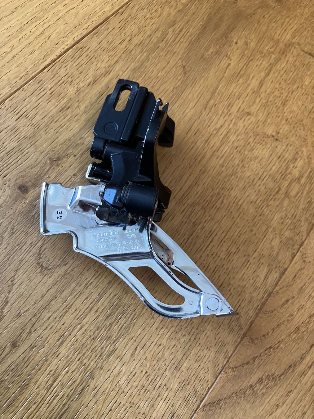 Pezzi di ricambio: Shimano Deore XT FD M781 Umwerfer Anlötsockel – Usato da Obermumpf venduto da Estrela67 2
