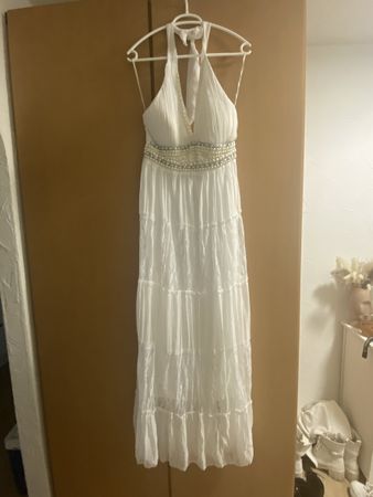 Maxikleid weiss Grösse S