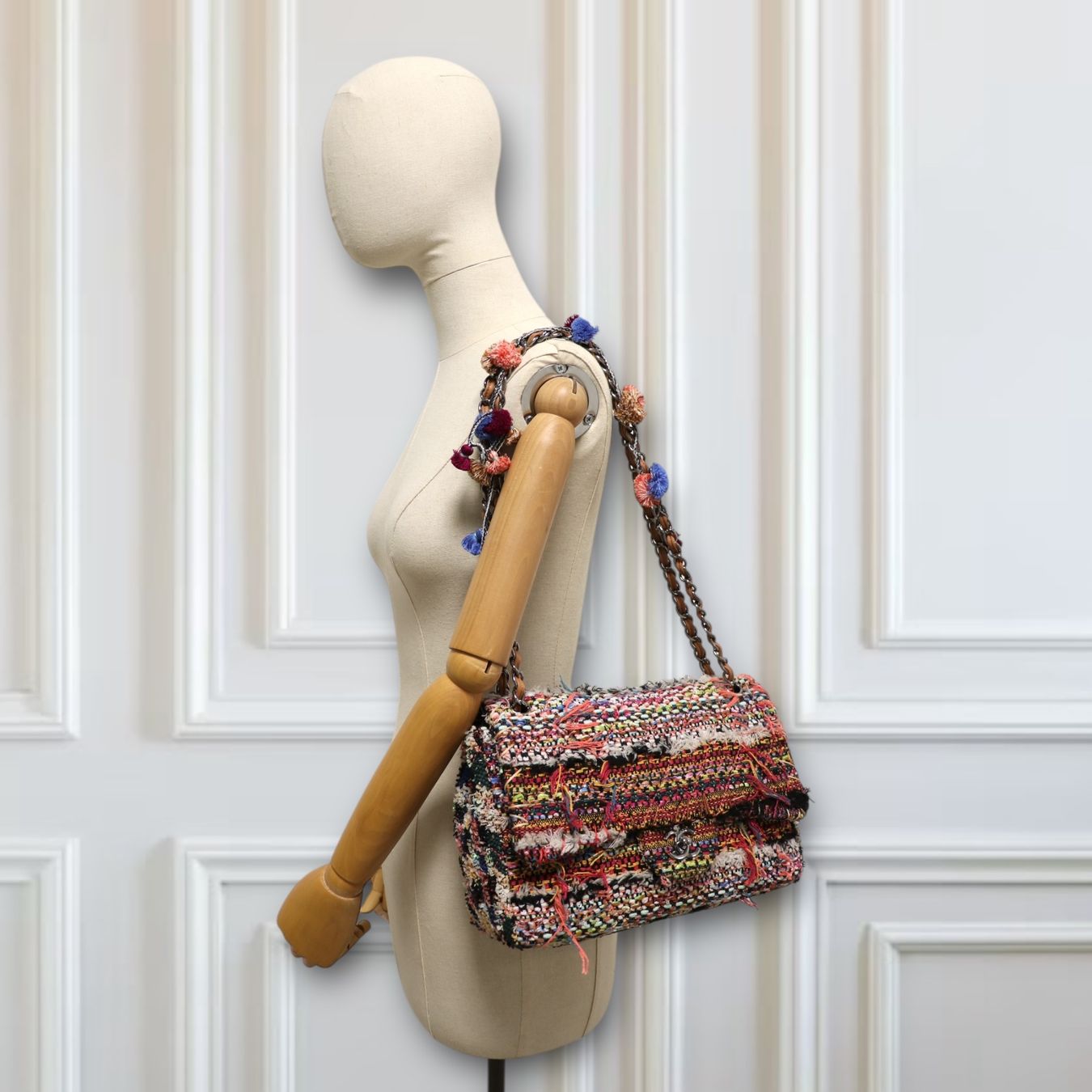 Chanel Borse da donna: Chanel Paris-Dubai Jumbo Tweed – Usato da Binningen venduto da Designerlabels 1