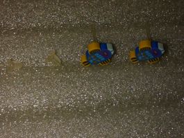 ohrringe modeschmuck,,,2 fisch,,,matte