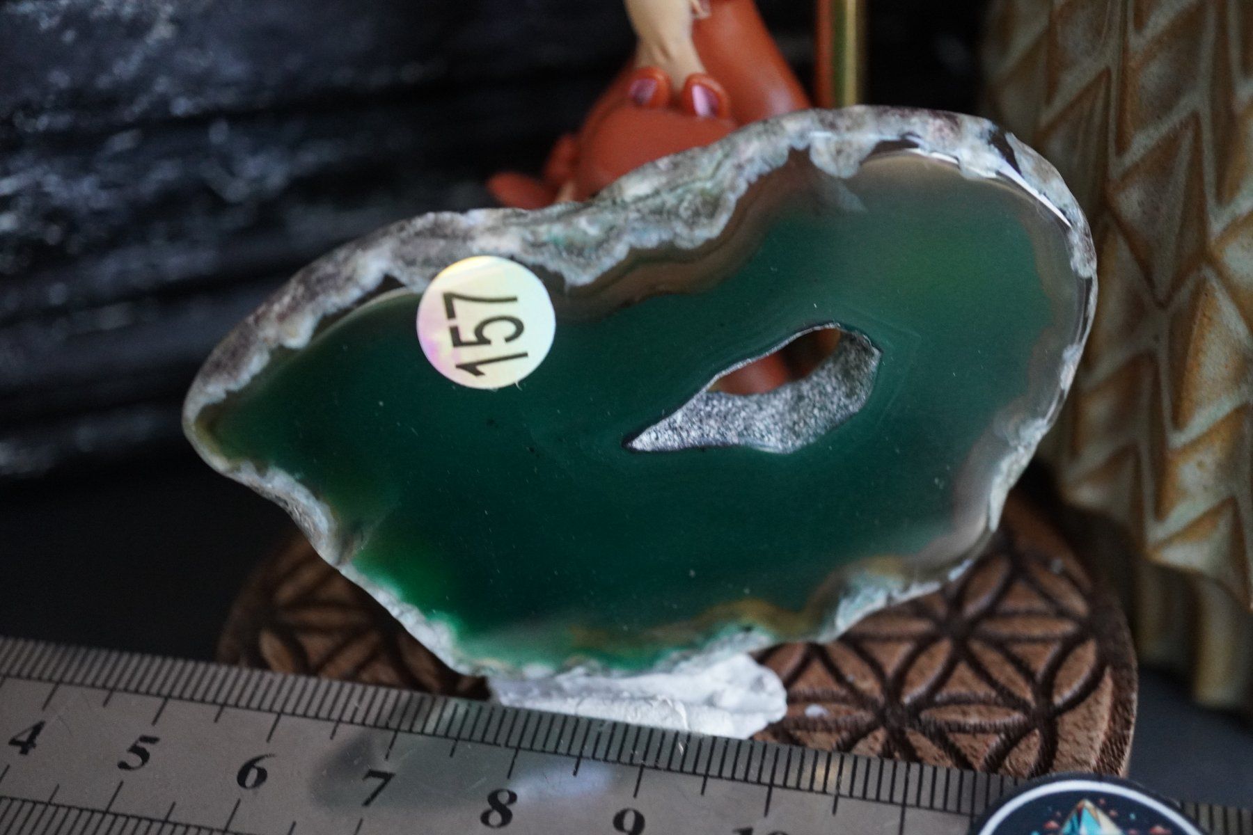 Minerali & Pietre curative: Achat Scheibe Grün   ab  1.-     Räumung – Nuovo e nell'imballaggio originale da Eschenbach SG venduto da topstone 3