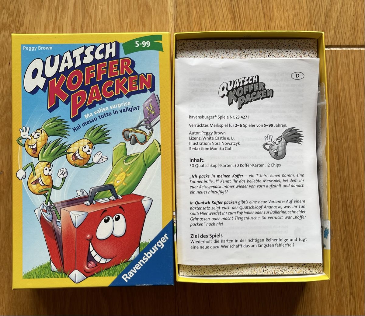Ravensburger Giochi: Quatsch Koffer packen – Usato da Glattfelden venduto da Schmoni18 1
