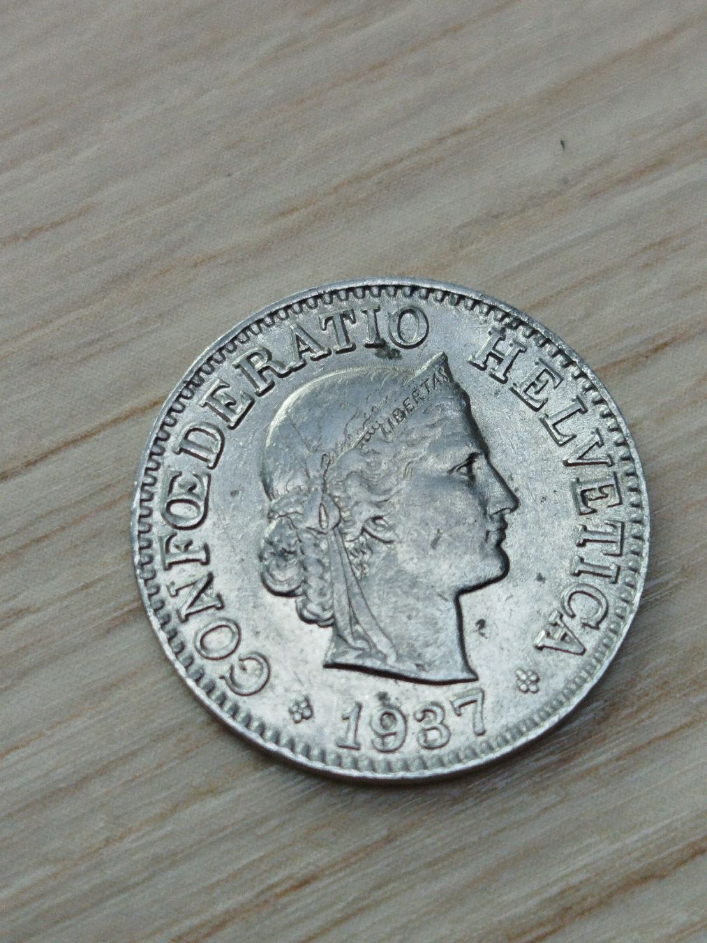 Tutti le monete: pièce 10 centimes suisse 1937 – Usato da Châtel St Denis venduto da Magil71