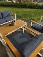 Gartenlounge-Set von Jumbo mit Sofa, 2 Sesseln und Tisch + t