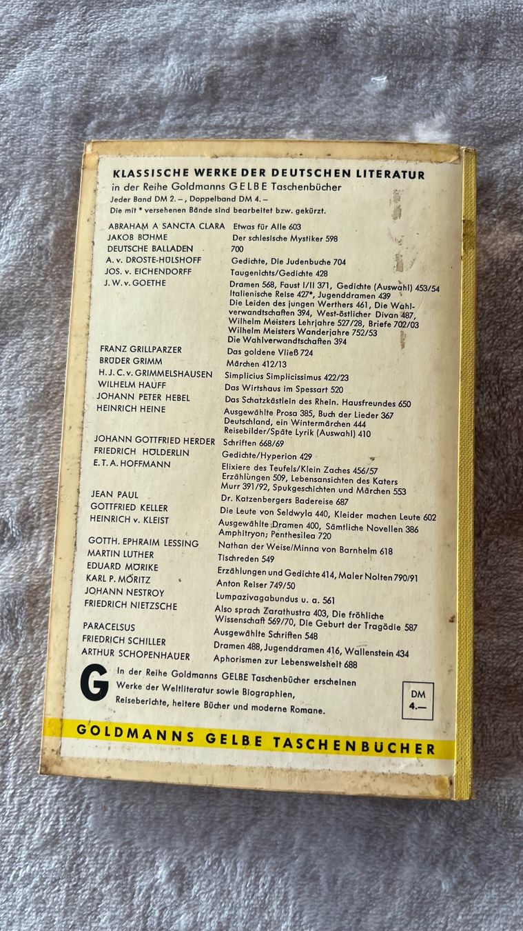 Libri: Eduard Mörike - Maler Nolten, 1961 – Usato da Schübelbach venduto da Dolly990_2 1