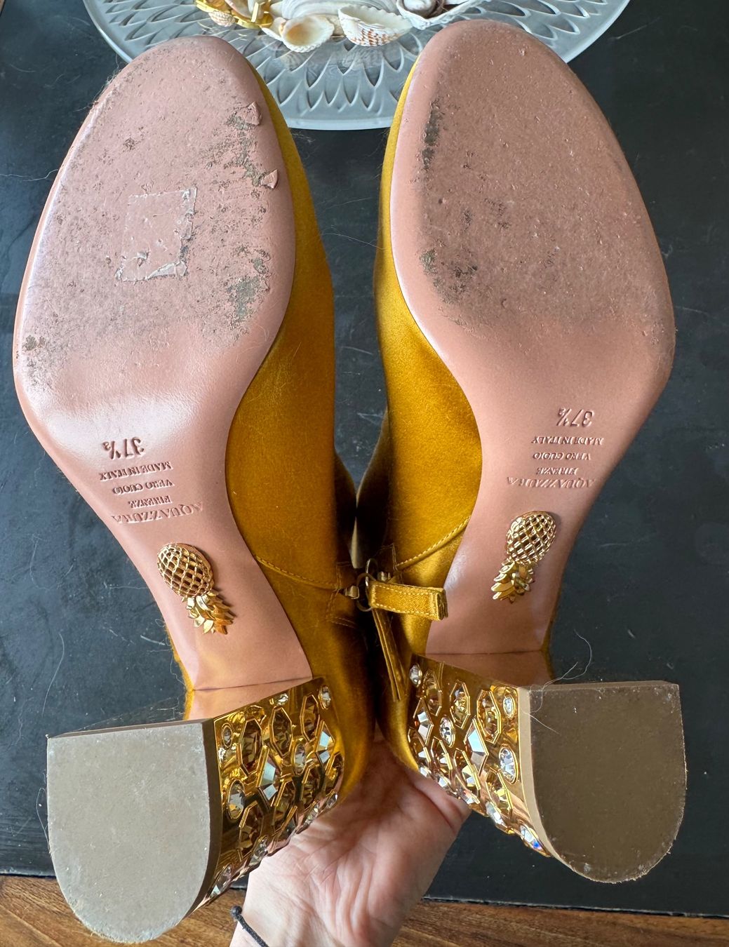 Aquazzura Scarpe da donna: Aquazzura Crystal boots 37.5 – Usato da Zürich venduto da jeya101 2