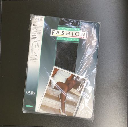 Strumpfhose Fashion Grösse L 20 schwarz neu