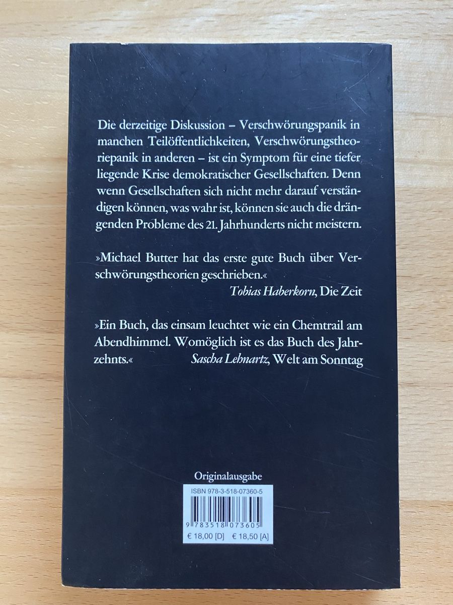 Libri: Nichts ist, wie es scheint - Michael Butter – Usato da Schwarzenburg venduto da Michellu 1