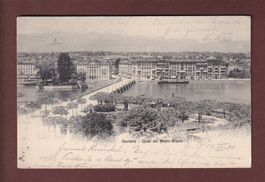GENEVE - Quai du Mont-Blanc - 1901