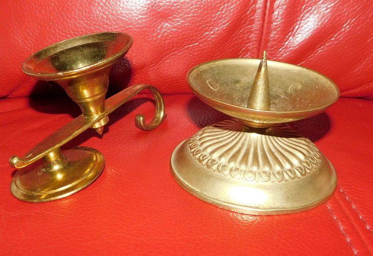 Kerzenständer: Kerzenständer Messing – Gebraucht aus Villnachern von Schnugelchen