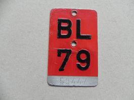 Velonummer Velo Nummer BL 79 Baselland 1979 Bike Geschenk