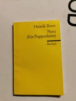 Henrik Ibsen - Nora (Ein Puppenheim) Reclam, Top Zustand!