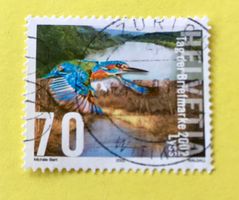 Nr.1071 Eisvogel  GESTEMPELT 2002 Zürich