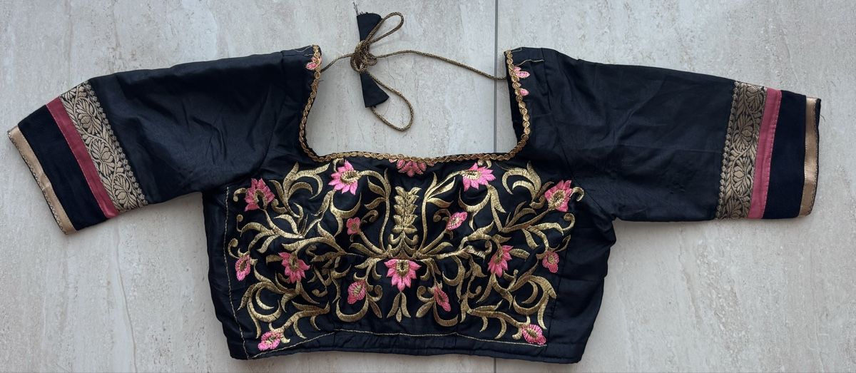 Vestiti: Indisches Sari Set schwarz pink – Nuovo (secondo la descrizione) da Wichtrach venduto da Alyasahana 2
