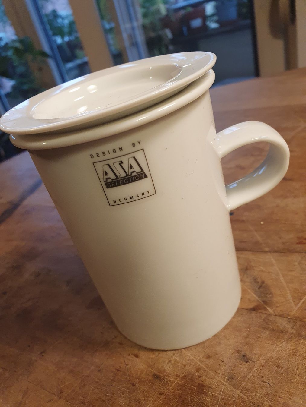 ASA Selection Tazze: ASA Teetasse mit Sieb und Deckel – Usato da Zürich venduto da loosebone
