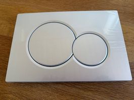 Plaque de déclenchement gris argenté, pour Geberit Sigma 01