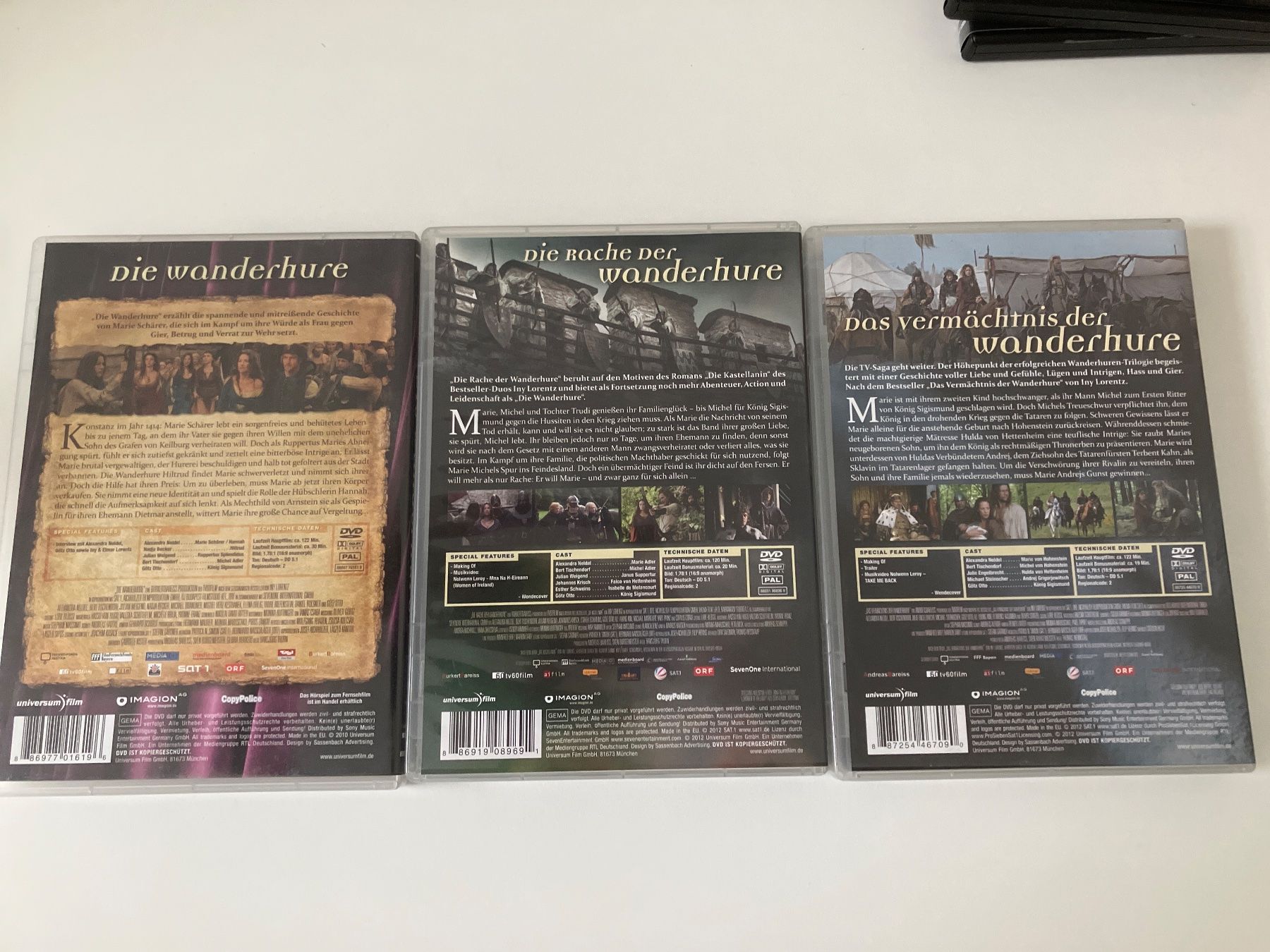 Tutti i DVDs: Die Wanderhure - Trilogie [3 DVDs] – Usato da Arbon venduto da HelFer01 1