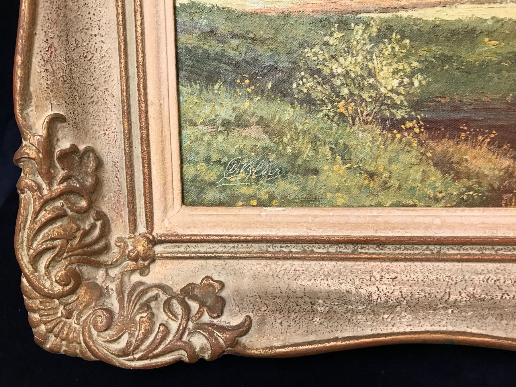 Dipinti: C. BEHR ÖL A. Lwd. signiert – Usato da Zürich venduto da Artnuvo 3