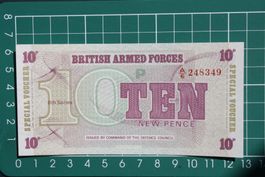 currency banknote british ten new pence