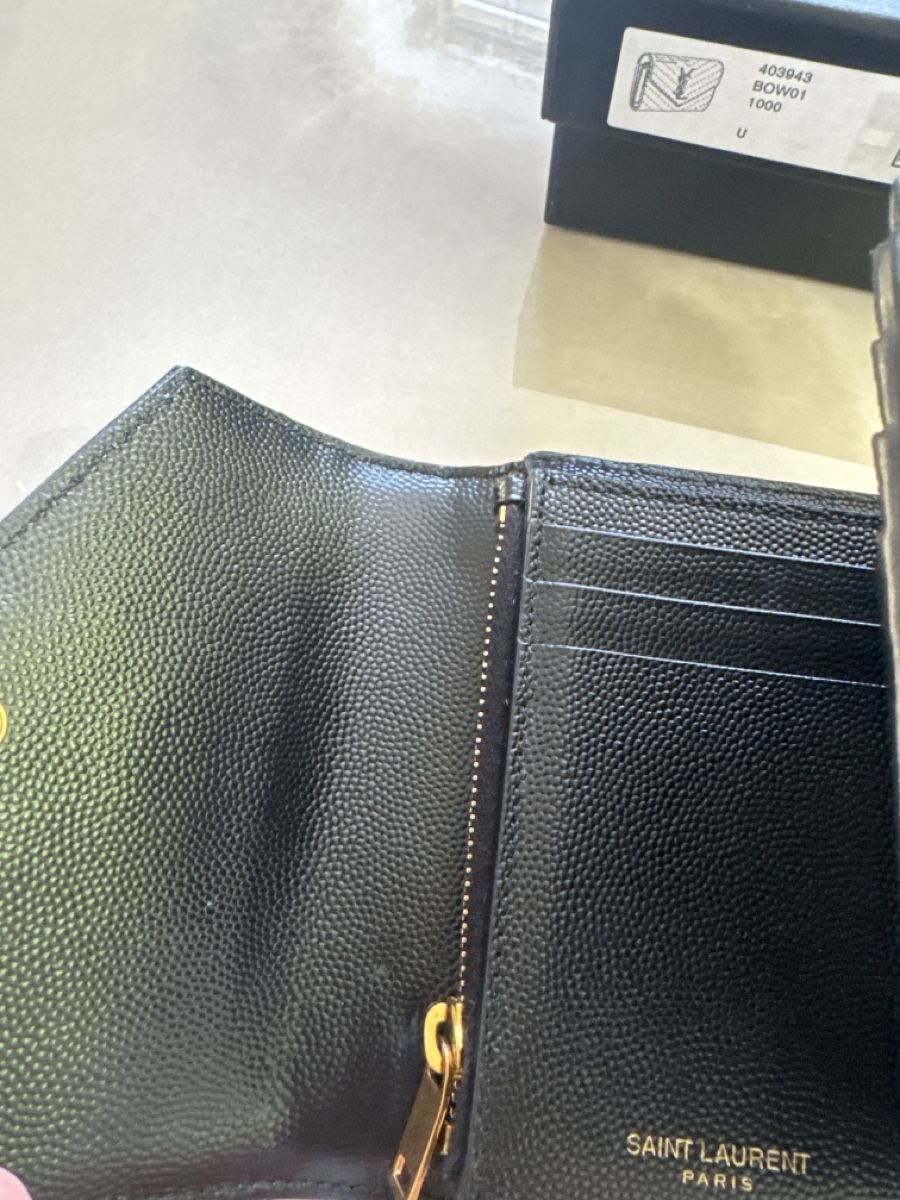 Saint Laurent Brieftaschen: Saint Laurent Portemonnaie schwarz – Gebraucht aus Eglisau von nil_wls5 4