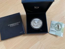 Panda Münze 2014 Proof PP 50 Yuan/ 5 Unzen Silber