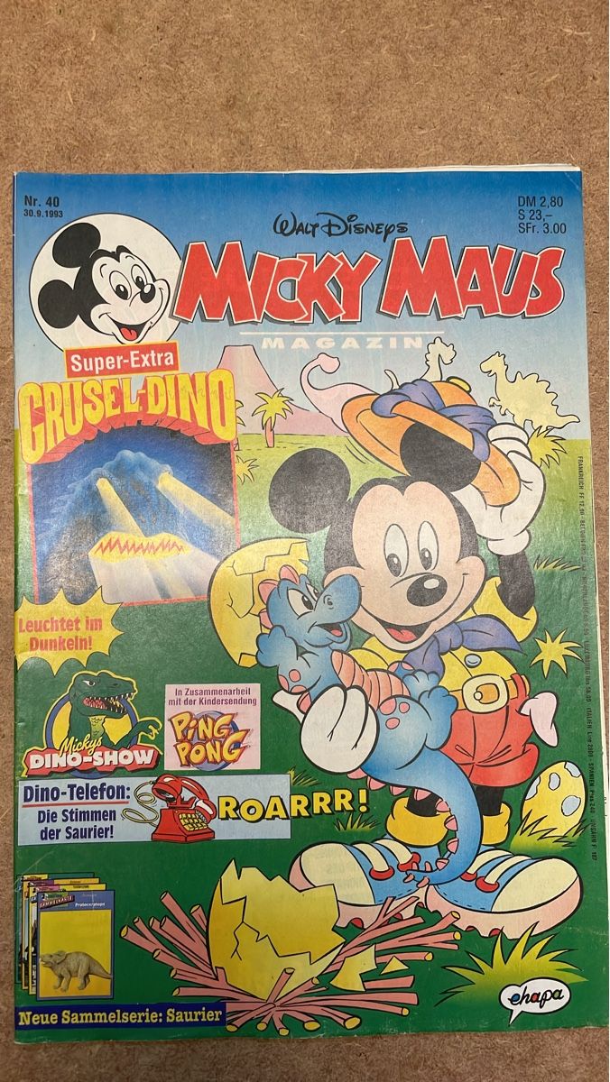 Fumetti: Micky Maus Magazin Nr. 40, 1993  – Usato da Therwil venduto da rubininio