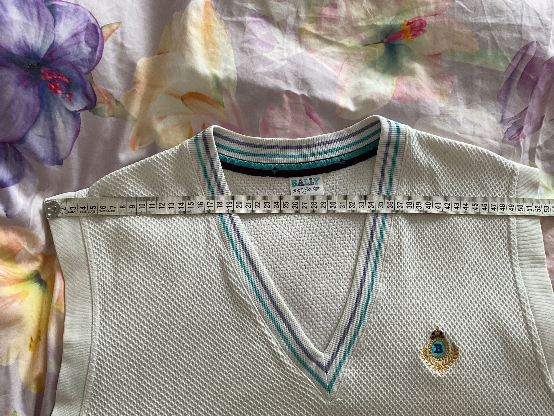 Bally Gilet & Giacche: BALLY Vintage Gilet Pullover Gr L weiss – Usato da Urdorf venduto da alda02 5