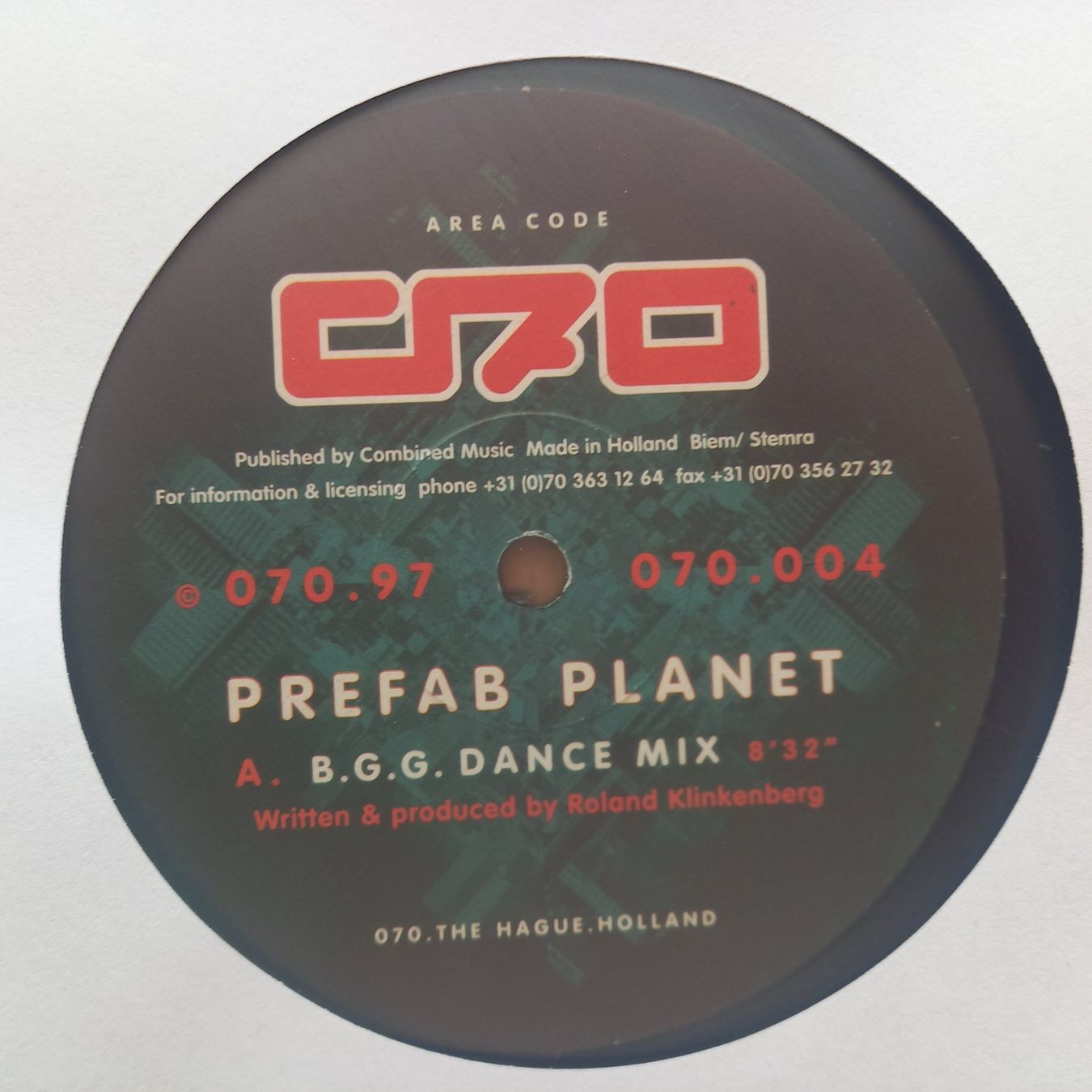 Schallplatten: Prefab Planet ‎– B.G.G. 12", 1997 – Gebraucht aus münchenstein von karl_heinz_krasser 2