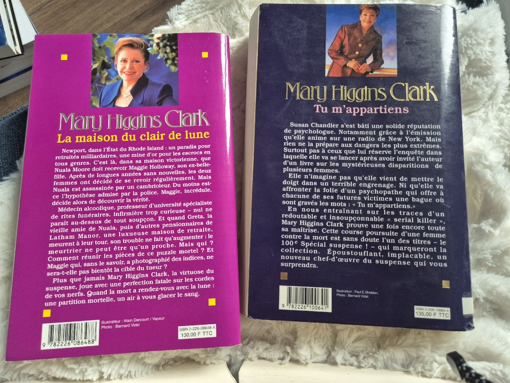 Libri: Lot de 8 romans de Mary Higgins Clark – Usato da Courfaivre venduto da LRolle 4