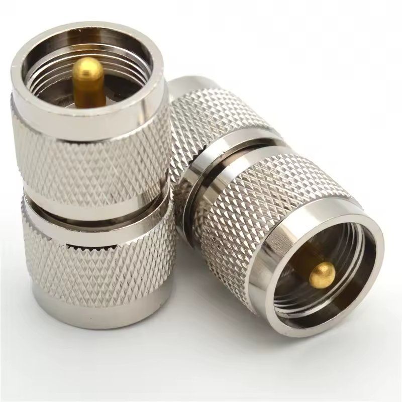 Vecys Lot 5 Connecteurs PL-259 UHF Mâles 50 Ohm à Sertir Pour RG8 RG213 LMR400
