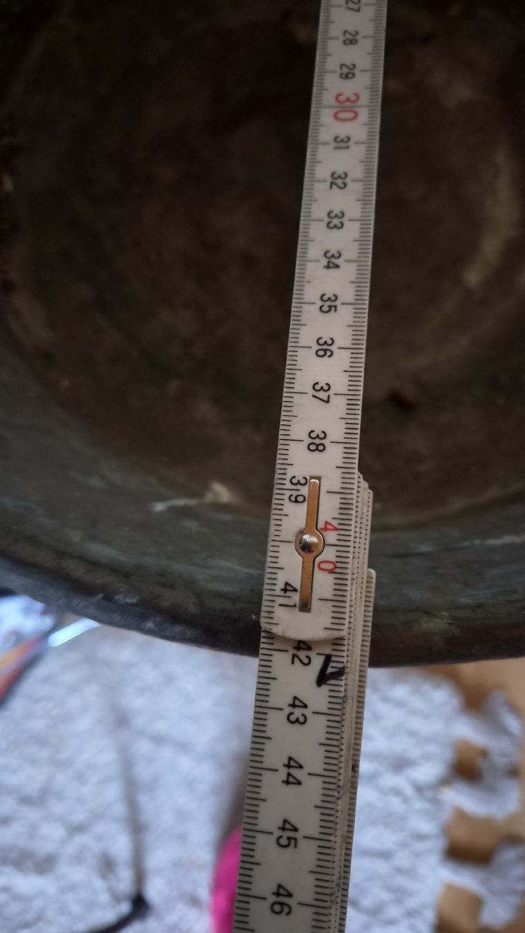 Pentole: Kupfertopf mit Henkel alt ca. 40 cm Durchmesser – Usato da Kölliken venduto da Upcycling-by-Mc-TAM 3