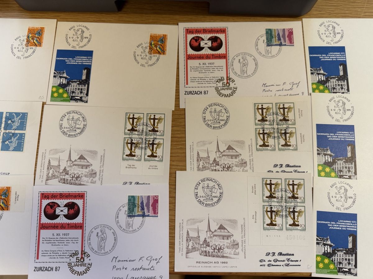 Alle Briefmarken: 27 Karten Tag der Briefmarke  – Neu (gemäss Beschreibung) aus Murgenthal von Tina_4055 3