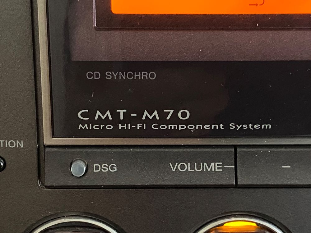 Sony Micro Hi-Fi Stereoanlage CMT-M70 Component System (Gebraucht) in ...