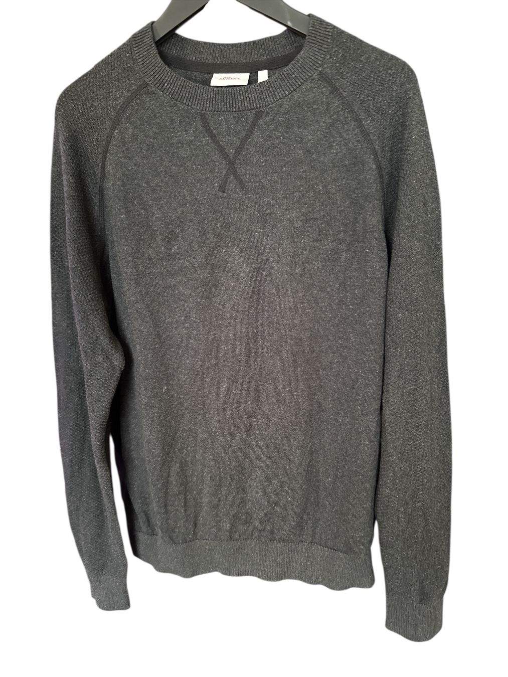 S.Oliver Maglioni & Felpe: S.Oliver pull homme anthracite – Nuovo e nell'imballaggio originale da Vuisternens-Romont venduto da gol_xp6p