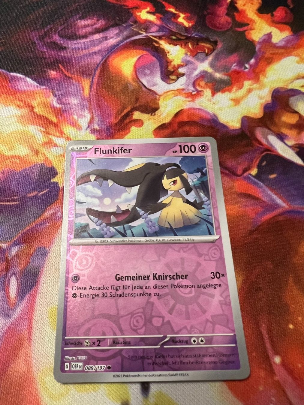 Pokémon Carte collezionabili: Flunkifer (OBF 089) / Reverse Holo / Obsidianflammen – Nuovo (secondo la descrizione) da Bülach venduto da CherryBlu