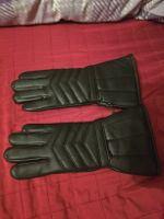 Schwarze Lederhandschuhe Grösse M 