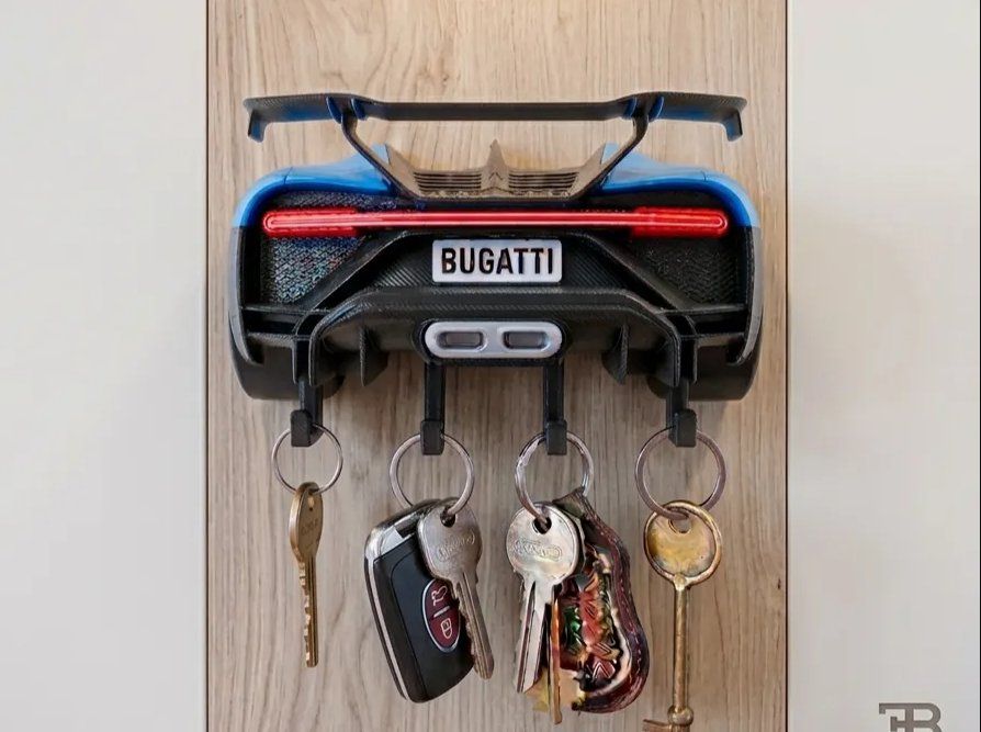 Bugatti Modellini d'auto: Bugatti Chiron Schlüsselanhänger – Nuovo (secondo la descrizione) da Niederweningen venduto da Wellington3D