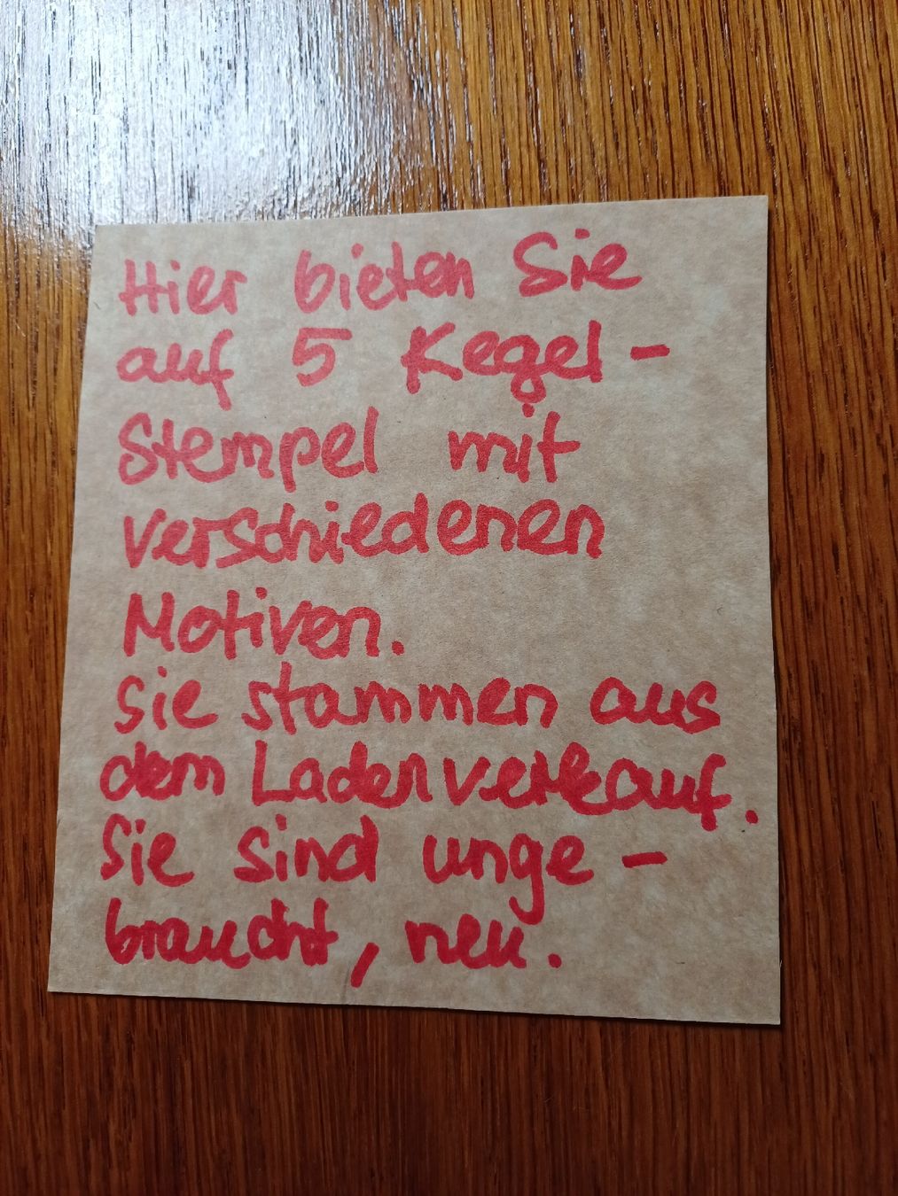 Timbri: 5 Kegelstempel Mini (Nr.2) – Nuovo (secondo la descrizione) da Gächliwil venduto da lesidees 8