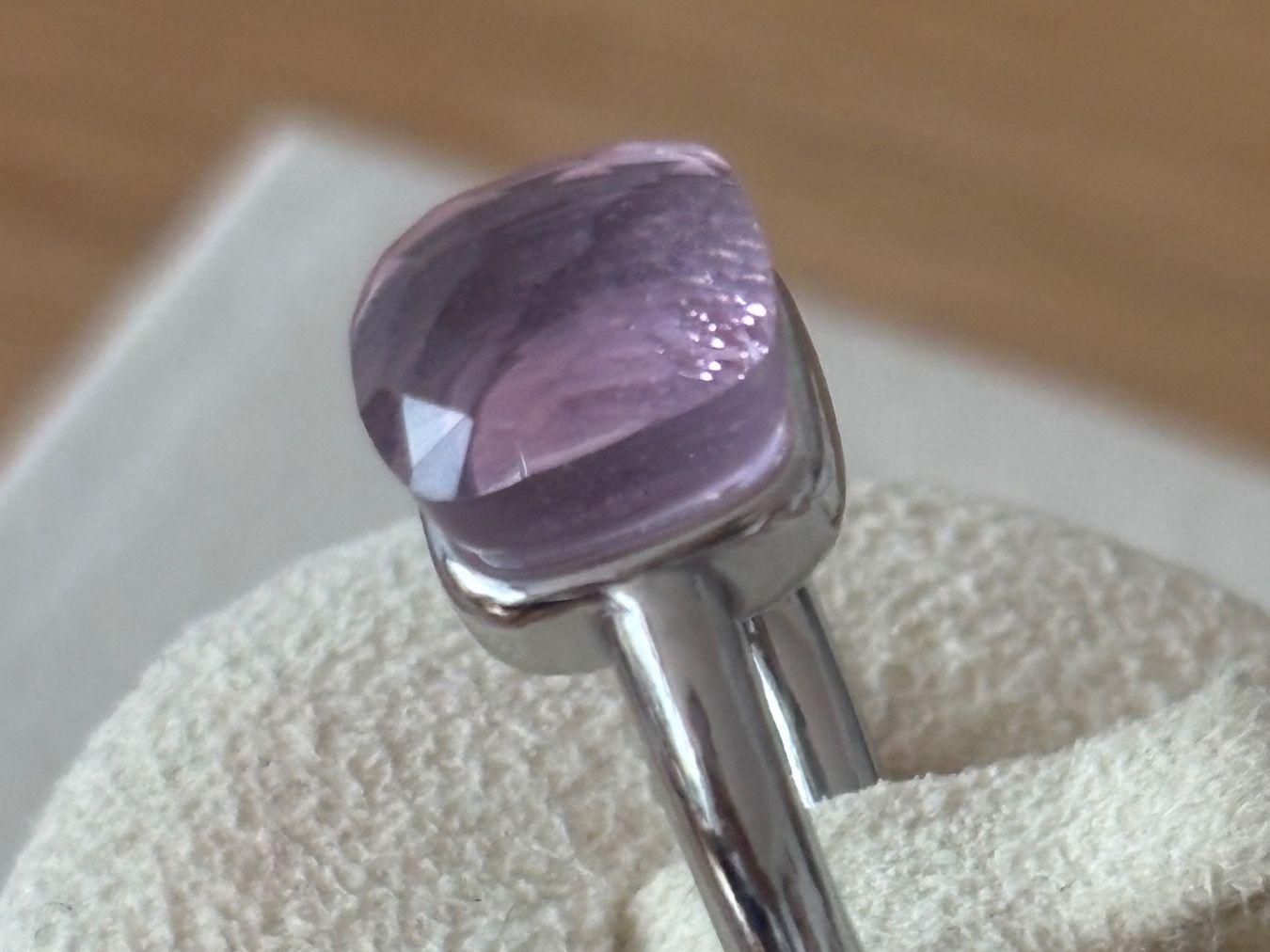 Anelli: Luxus Elegante Gr.17/7 Ring Farbe: Silber / Rosa – Nuovo (secondo la descrizione) da Biel-Bienne venduto da Roserosse13 3